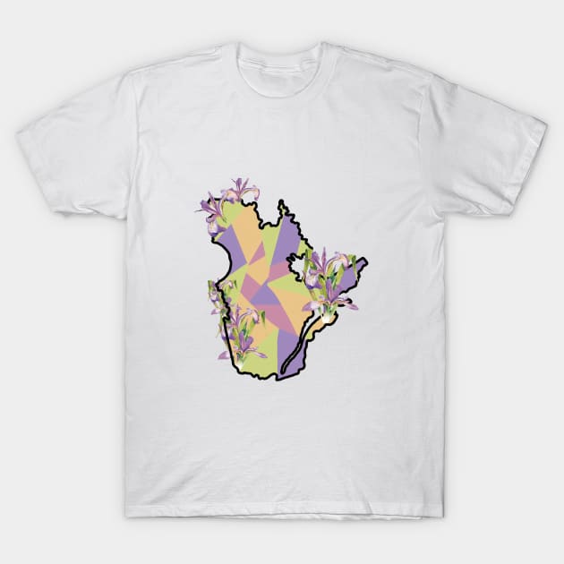 Quebec T-Shirt by KaiVerroDesigns